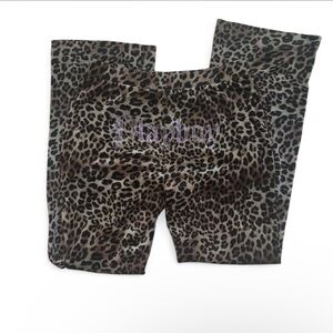 PLAYBOY Brown Leopard Print Trousers